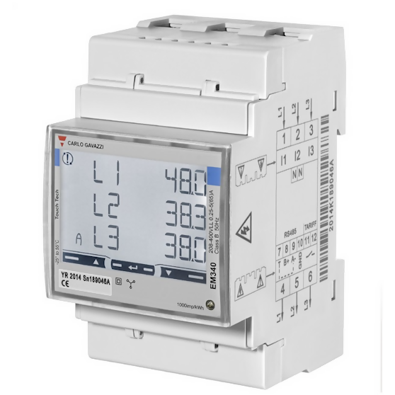 Energiamittari Carlo Gavazzi EM340, 3-vaihe eLaturilta