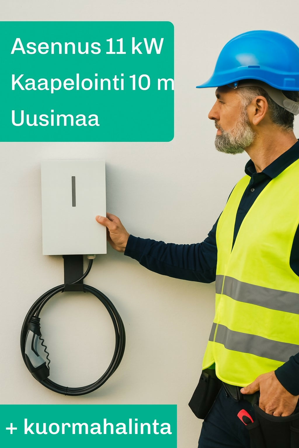 Latausaseman asennus kuormahallinnalla Uudellamaalla eLaturilta