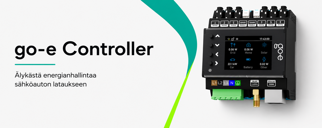 Mikä on go-e Controller ja miten dynaaminen kuormahallinta toimii?