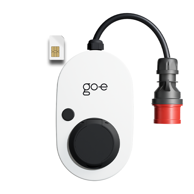 go-e charger Gemini Flex 11 kW latausasema, Type2, (3x16 A), ei kaapelia, Wi-Fi, app, pörssisähkö