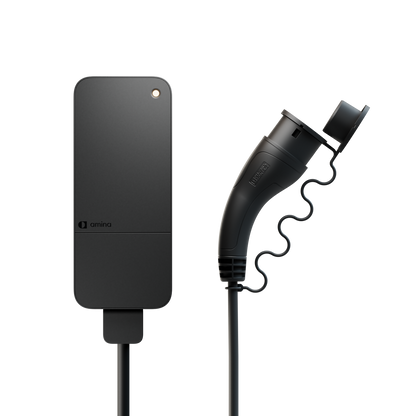 Amina S latausasema, 14kW, kiinteä kaapeli 6 m, type 2