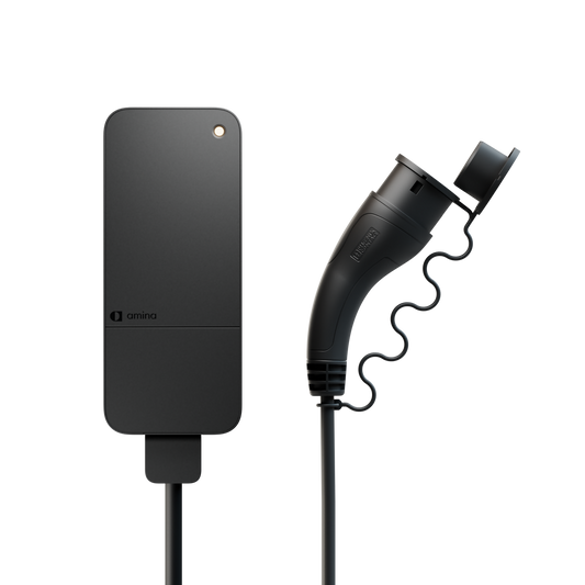 Amina S latausasema, 14kW, kiinteä kaapeli 6 m, type 2