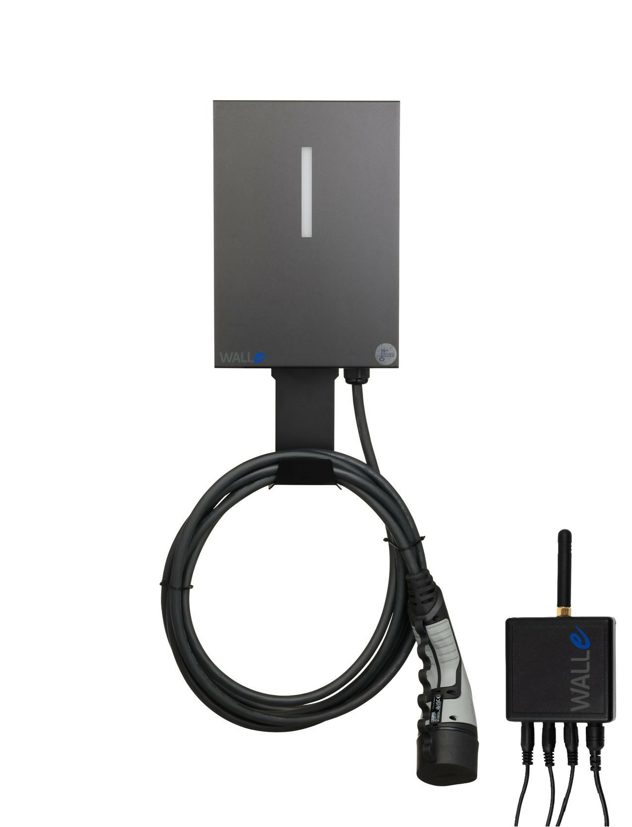 WALLe16M latausasema, kuormanhallinta (vastaanotin), 11 kW, 3x16 A, 3-vaihe, Type2, 5 m