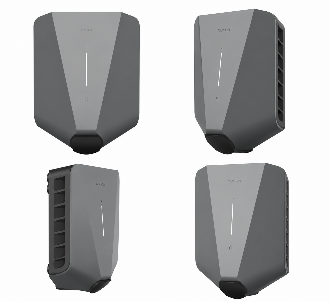 Easee Charge Core 22 kW useasta kuvakulmasta