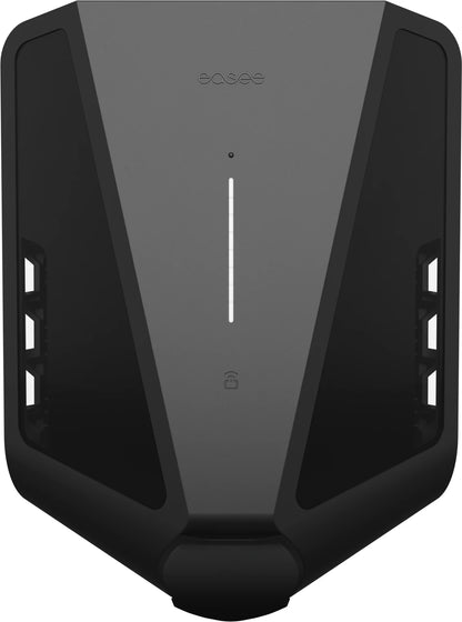 Easee Charge Max 22 kW latausasema musta etunäkymä