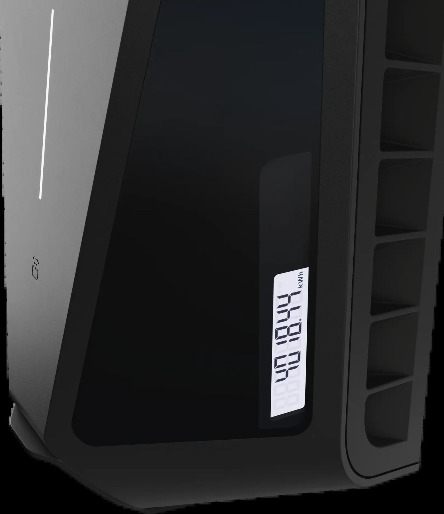 Easee Charge Pro 22 kW MID-energiamittarin näyttö