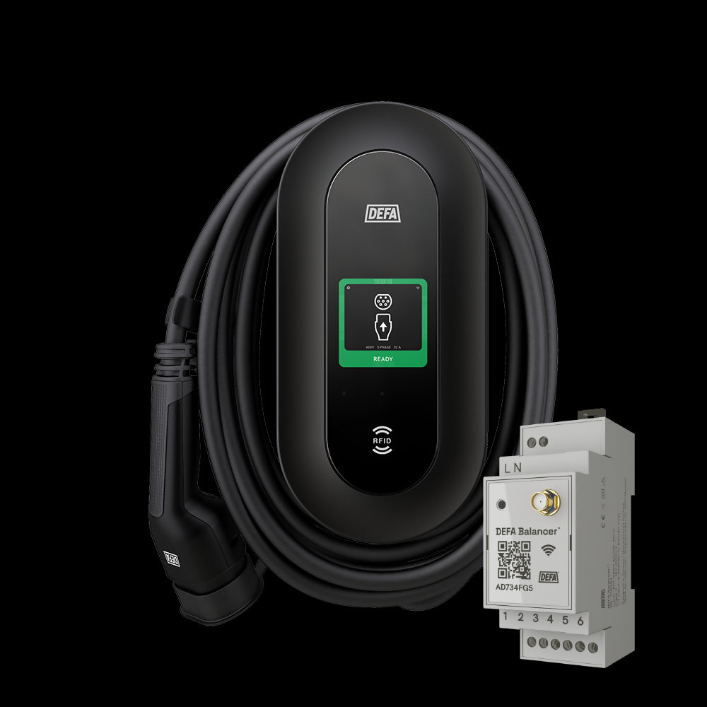 DEFA Power 22 kW T2 kiinteä kaapeli 6m, pörssisähkö