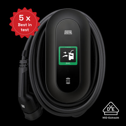 DEFA Power 22 kW T2 kiinteä kaapeli 6m, pörssisähkö