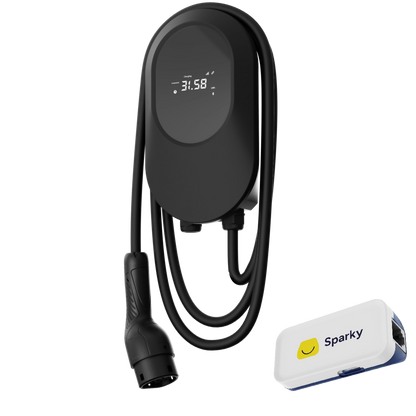 Volt Time One 22 kW ja Chargee Sparky WiFi-lähetin