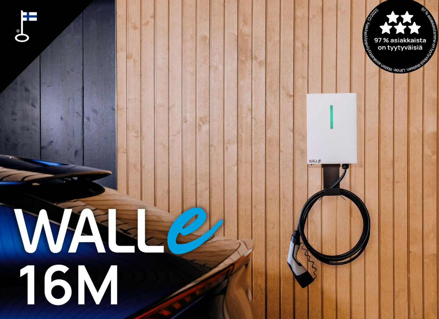 WALLe16M 11 kW asennettuna eLaturilta